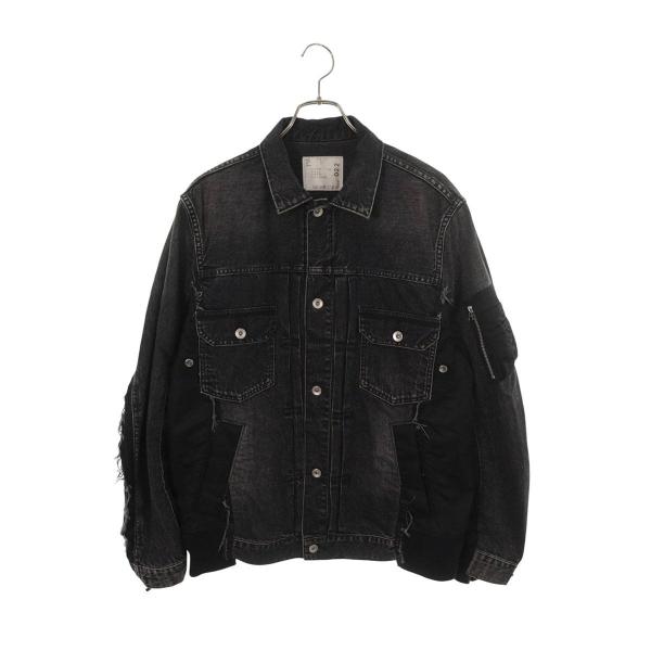 sacai（サカイ） サイズ:3 21AW SCM-022 MA-1ドッキングデニム