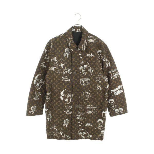 ルイヴィトン  23AW  RM232 YH0 HPC70E リバーシブル テクニカルコットン モノグラムコート メンズ 52 LOUIS VUITTON（ルイ・ヴィトン） サイズ:52 23AW RM232 YH0 HPC70E