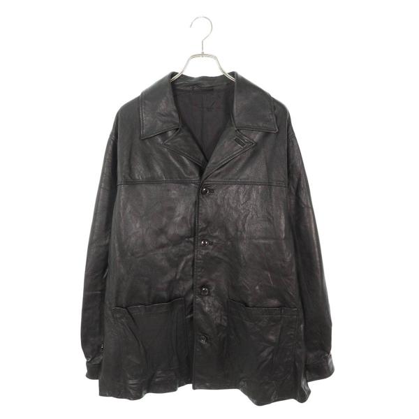 YOKE ヨーク サイズ:3 25SS YK25SS0900C GOAT LEATHER CAR COAT YOKE ヨーク サイズ:3 25SS YK25SS0900C GOAT LEATHER CAR COAT