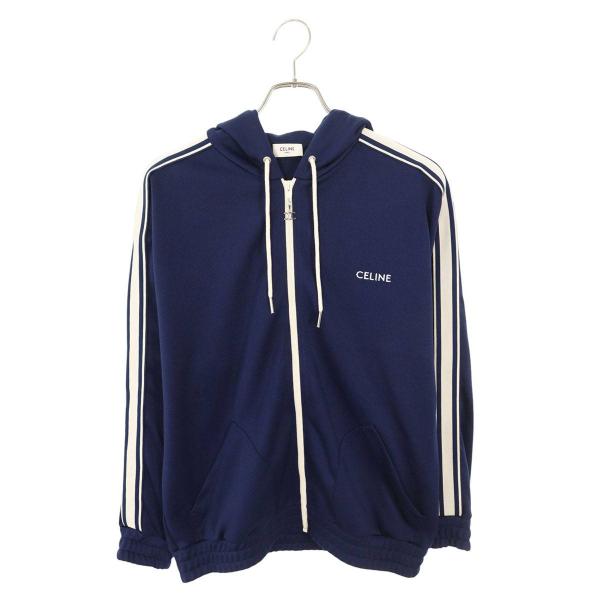 セリーヌ サイズ:XS  2Y58B121O フード付きトラックジャージブルゾン 中古 SS13 CELINE（セリーヌ） ブルゾン サイズ:XS 2Y58B121O フード付きトラック