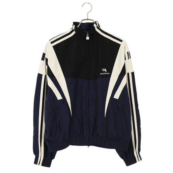 バレンシアガ サイズ:M  22SS  681438 TKO48 スポーティロゴトラックジャケットブルゾン 中古 SB01 BALENCIAGA（バレンシアガ） ブルゾン サイズ:M 22SS 681438 TKO48