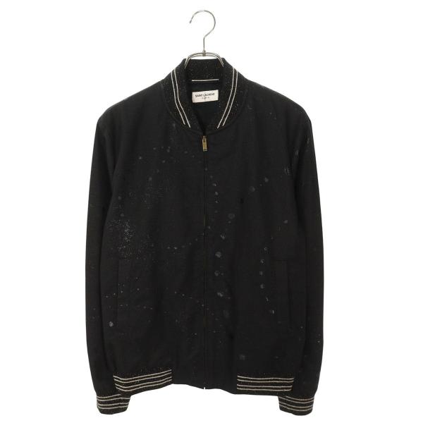 サンローランパリ サイズ:52  605935 スプラッターラメ付きブルゾン 中古 BS99 SAINT LAURENT サンローランパリ サイズ:52 605935 スプラッターラメ