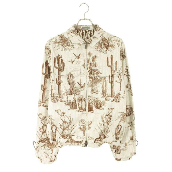 クリスチャンディオール サイズ:46  213C522C5531 Cactus Jackナイロンジップアップブルゾン 中古 BS99 Christian Dior（クリスチャン・ディオール） サイズ:46 213C522C5531