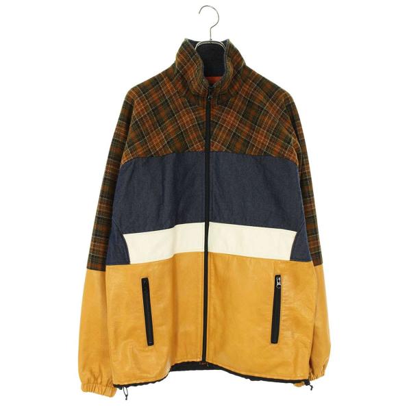 コムデギャルソンジュンヤワタナベマン サイズ:L  22AW  WJ-J026 AD2022異素材切替ブルゾン 中古 BS99 コムデギャルソンジュンヤワタナベマン サイズ:L 22AW WJ-J026 AD2022