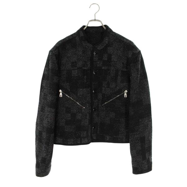 ルイヴィトン  25SS  RM251M STE HSA60W 1AHBD4 デニムブークレットフライトジャケットブルゾン メンズ 48 LOUIS VUITTON（ルイ・ヴィトン） ブルゾン サイズ:48 25SS RM251M STE