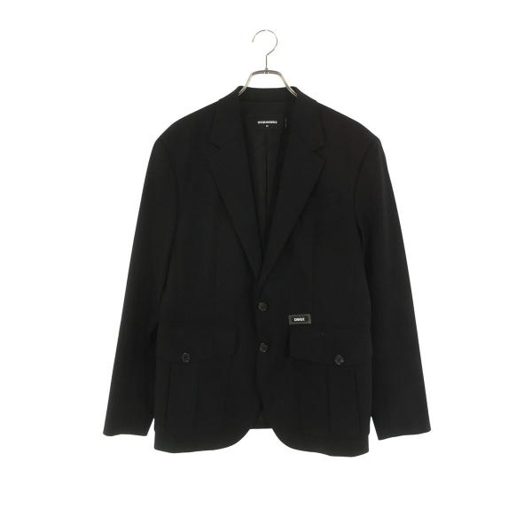 ディースクエアード サイズ:46  S74BN1248 S40320 ロゴラバーパッチジャケット 中古 BS99 DSQUARED2（ディースクエアード） サイズ:46 S74BN1248 S40320 ロゴ