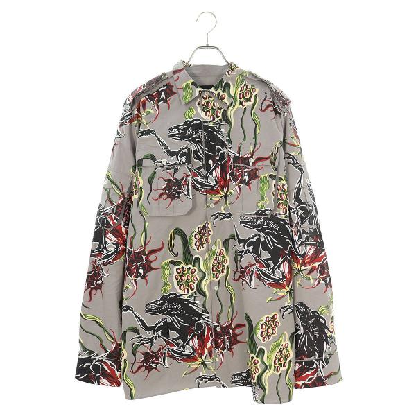 PRADA プラダ 長袖シャツ 24SS サイズ:L プリントデザイン PRADA プラダ 長袖シャツ 24SS サイズ:L プリントデザイン