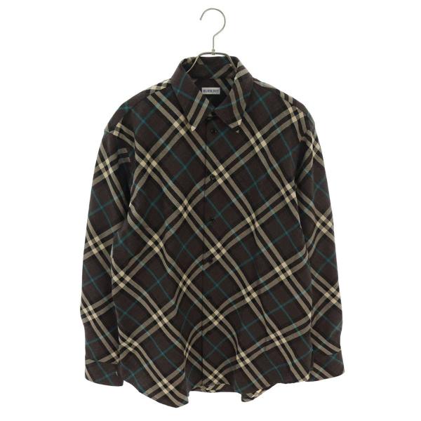 バーバリー サイズ:L  8093327 チェックロングスリーブ長袖シャツ 新古品 SB01 BURBERRY（バーバリー） 長袖シャツ 8093327 サイズ:L チェックロング