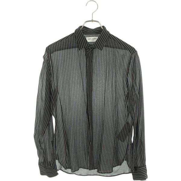 シャツ　サンローラン　37 SAINT LAURENT - 登坂広臣 OMI着用 サンローラン ストライプ