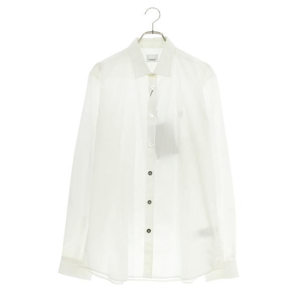 バーバリー サイズ:S  8028558 メタルボタンTBロゴ刺繍長袖シャツ 中古 BS99 rinkan_10312-250504-0199