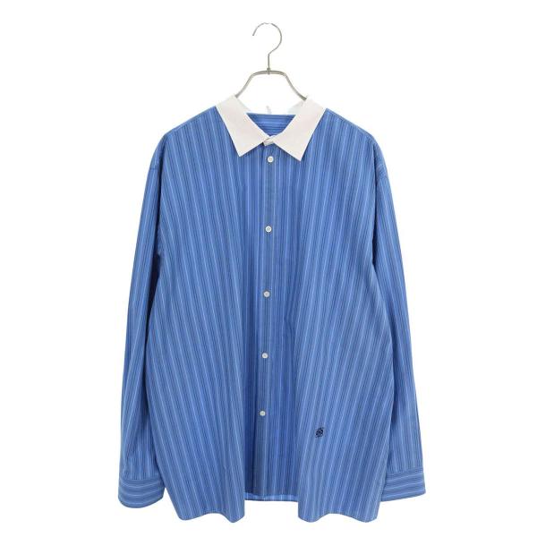 ロエベ サイズ:42  H526Y05X26CO ストライプクレリック長袖シャツ 新古品 SS13 LOEWE（ロエベ） サイズ:42 H526Y05X26CO ストライプクレリック長袖