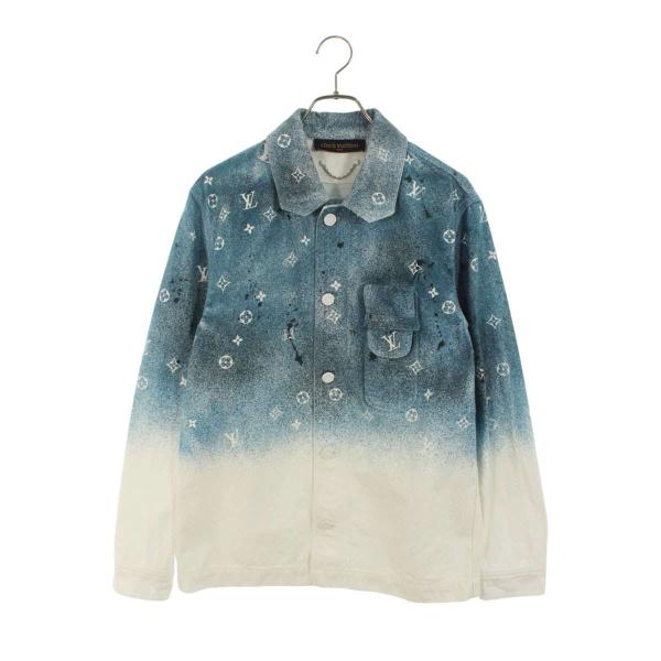ルイヴィトン  20SS  RM201M QYZ HIS09W モノグラムグラデーション長袖シャツ メンズ M LOUIS VUITTON（ルイ・ヴィトン） 長袖シャツ サイズ:XS 20SS RM201M
