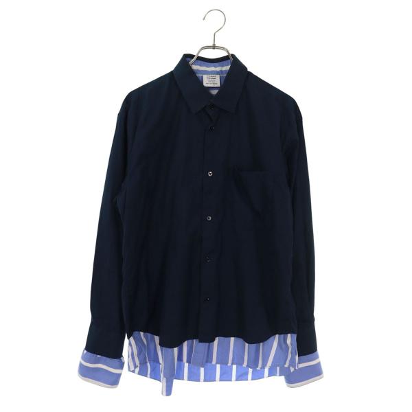 ヴェトモン サイズ:S  MSS18SH19 レイヤード長袖シャツ 中古 BS99 VETEMENTS（ヴェトモン） サイズ:S MSS18SH19 レイヤード長袖シャツ