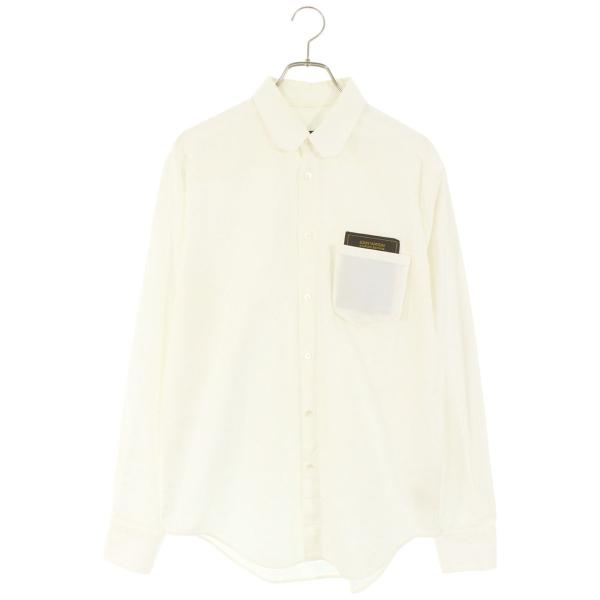 ルイヴィトン サイズ:L  23SS  RM231Q DLX HIS55W オクスフォードDNAシガレットポケット長袖シャツ 中古 BS99 LOUIS VUITTON（ルイ・ヴィトン） 長袖シャツ サイズ:L 23SS RM231Q