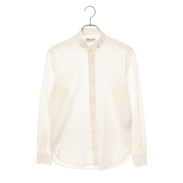 サンローランパリ サイズ:37  504094 Y271W コットン長袖シャツ 中古 BS99 SAINT LAURENT サンローランパリ サイズ:37 504094 Y271W コットン長袖