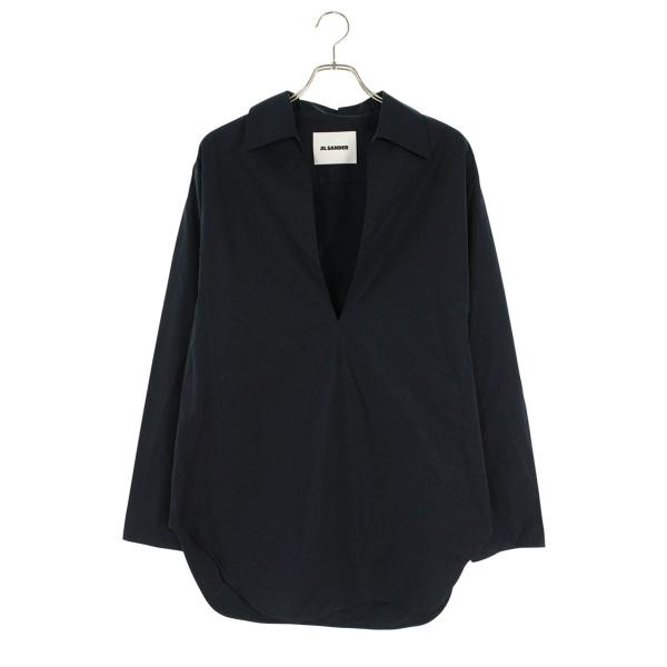 ジルサンダー サイズ:44  JSMU600726 スキッパーオーバーサイズ長袖シャツ 中古 BS99 JIL SANDER（ジルサンダー） サイズ:44 JSMU600726 スキッパーオーバー