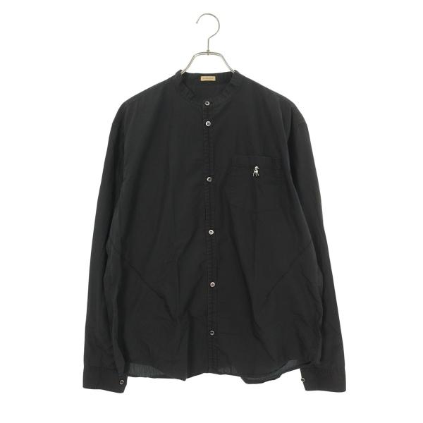 アンダーカバー サイズ:3  the Shepherd US1B4401 ワンポイント刺繍スタンドカラー長袖シャツ 中古 BS99 UNDERCOVER（アンダーカバー） サイズ:3 the Shepherd US1B4401 ワン