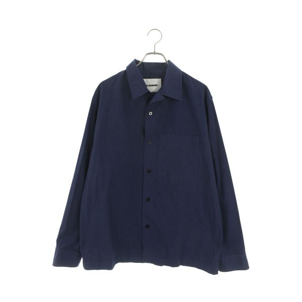 ジルサンダープラス サイズ:48  JPUU600905 コットン長袖シャツ 中古 BS99 ジルサンダープラス サイズ:48 JPUU600905 コットン長袖シャツ 中古