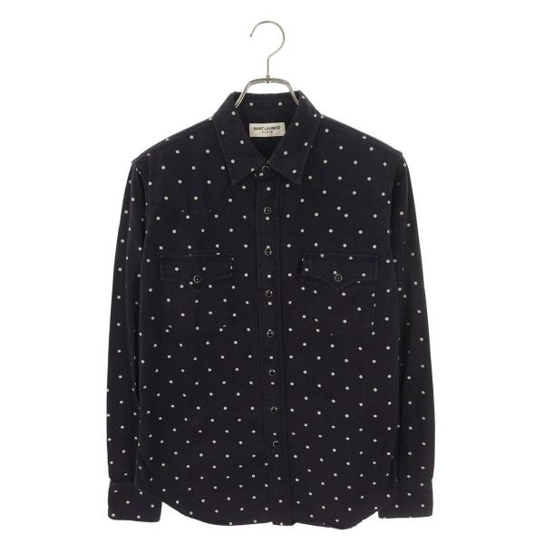 SAINT LAURENT サンローランパリ 長袖シャツ サイズ:M 597059 Y535C