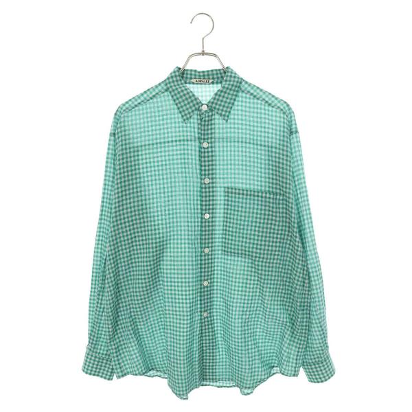 AURALEE（オーラリー） サイズ:4 A25SS01GC ギンガムチェック長袖