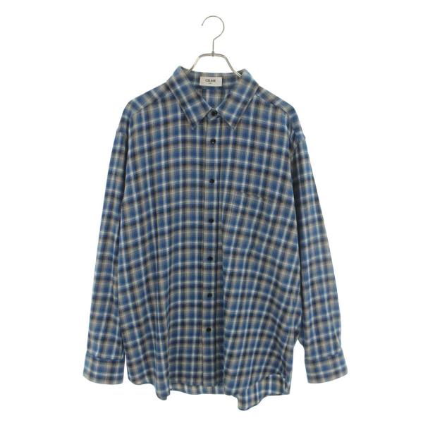 CELINE（セリーヌ） 長袖シャツ サイズ:39 2C486354M チェックルーズ