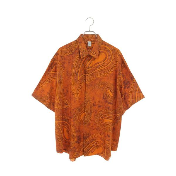 ベルルッティ  R19HC35SBEB 総柄シルク半袖シャツ メンズ 44 Berluti（ベルルッティ） サイズ:44 R19HC35SBEB 総柄シルク半袖シャツ
