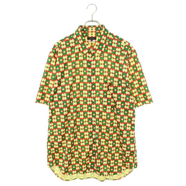 コムデギャルソンオムプリュス  PQ-T003 AD2025ジオメトリック半袖シャツ メンズ XL COMME des GARCONS HOMME PLUS コムデギャルソンオムプリュス サイズ