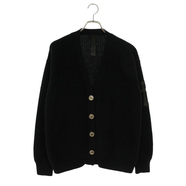 ニット カーディガン ジャケット クロスデザイン Y2K韓国 クロムコート ADRER（アドラー） カーディガン fuwamochi chain Knit cardigan jk
