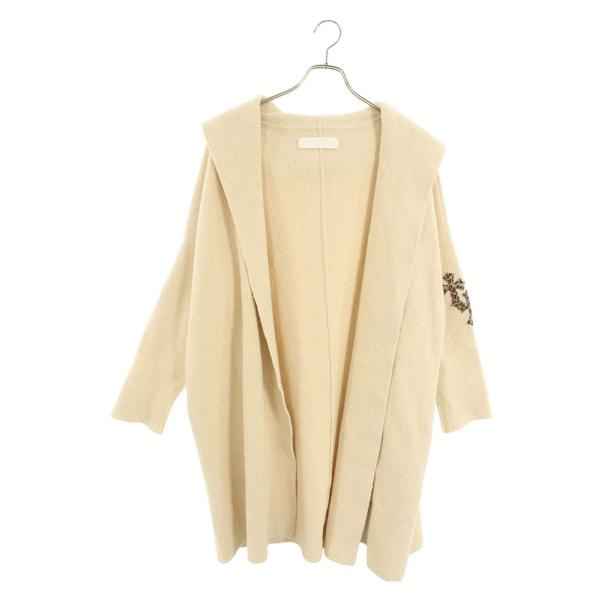 クロムハーツ  MON TUES THURS ハラコパッチラベル付きコットンガウンロングカーディガン メンズ SML/MED rinkan_10415-251223-0030