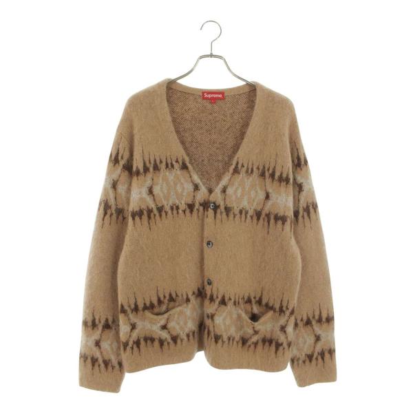 supreme abstract mohairサイズL Supreme（シュプリーム） カーディガン サイズ:L 22AW Abstract Stripe