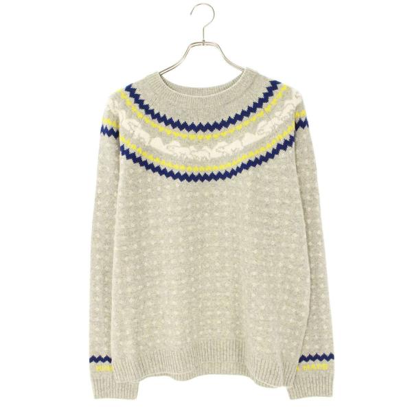 ヒューマンメイド サイズ:L ノルディック柄ニット 中古 BS99 HUMAN MADE（ヒューマンメード） ヒューマンメイド サイズ:L