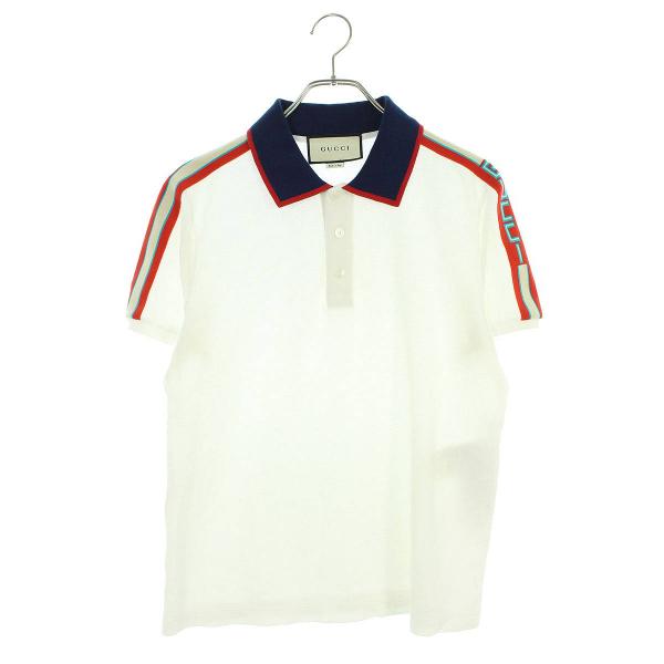 グッチ GUCCI 19SS 500972 X9M38 サイズ:M アームロゴライン半袖