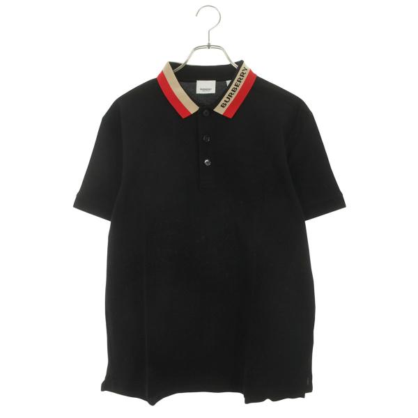 BURBERRY（バーバリー） サイズ:L 8039265 襟ロゴ半袖ポロシャツ 中古