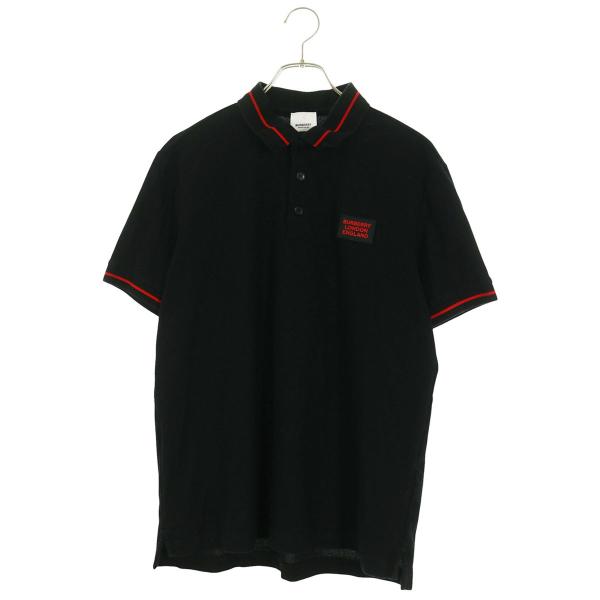 BURBERRY（バーバリー） サイズ:L 8025972 ロゴパッチ半袖ポロシャツ