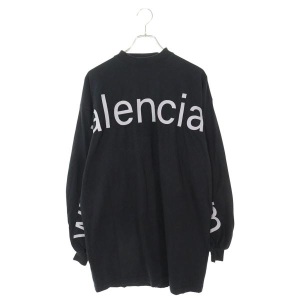 バレンシアガ サイズ:1  739027 TOVO1 バックロゴ長袖カットソー 中古 SB01 BALENCIAGA（バレンシアガ） 長袖カットソー サイズ:1 739027 TOVO1