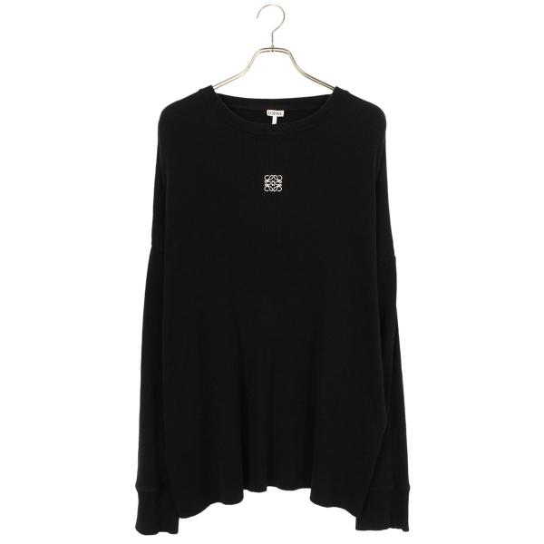 ロエベ サイズ:M  H526Y22XAY アナグラム刺繍サーマル長袖カットソー 中古 OM10 LOEWE（ロエベ） サイズ:M H526Y22XAY アナグラム刺繍長袖カットソー