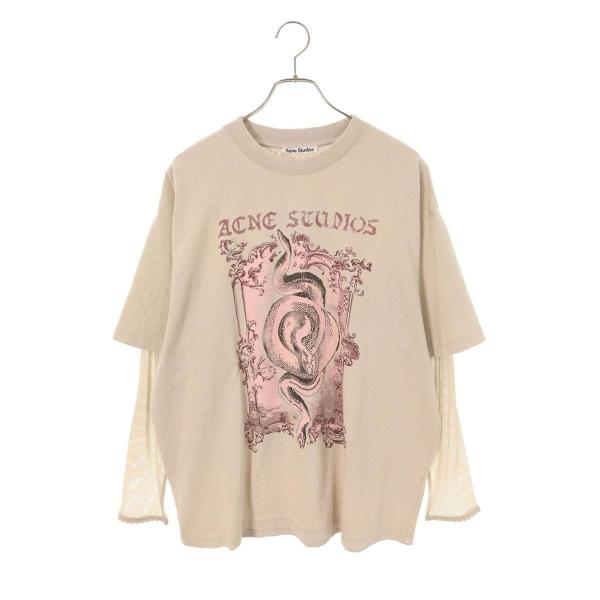 Acne STUDIOS アクネ カットソー ACNE STUDIOS NIAGARA TECHカットソー25H176 25H176 ブラウン サイズ S