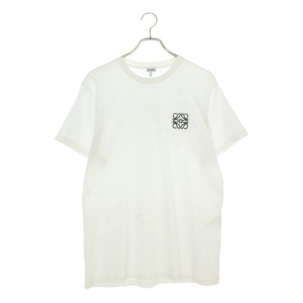 ロエベ LOEWE H6299000CR サイズ:S アナグラム刺繍Tシャツ 中古 GZ11