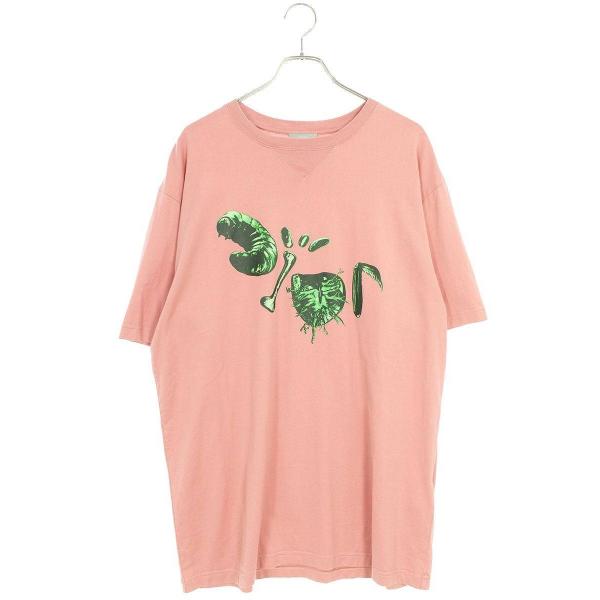 ディオール トラヴィススコット サイズ:L 22AW 213J685C0677 カクタスジャックロゴプリントサイズTシャツ 中古 OM10 ディオール トラヴィススコット サイズ:L 22AW 213J685C0677 カクタス