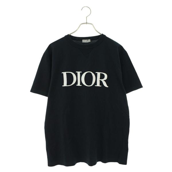 ディオール サイズ:M  21SS  183J685A0677 ロゴ刺繍クルーネックTシャツ 中古 OM10 ディオール サイズ:M 21SS 183J685A0677 ロゴ刺繍クルーネックTシャツ