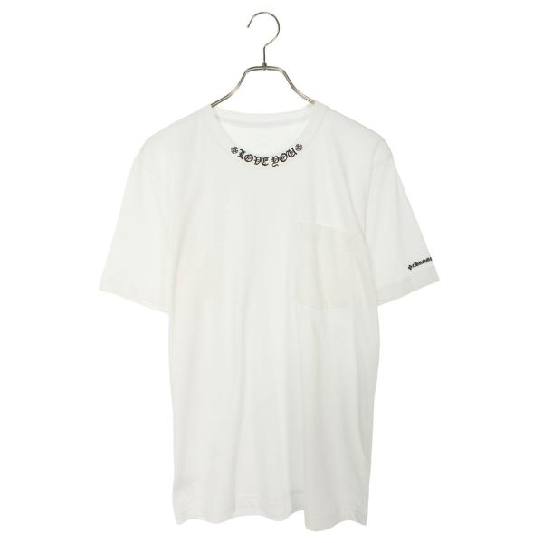 クロムハーツ サイズ:M  CH T-SHRT LOVE YOU ラブユーネックプリントTシャツ 中古 SS07 rinkan_10519-250305-0353