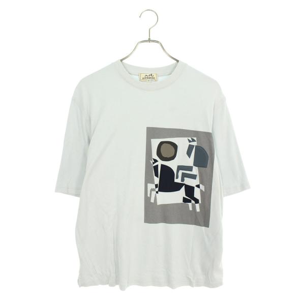 HERMES エルメス Tシャツ サイズ:XS 32-5729 カシミヤ混フロント HERMES エルメス Tシャツ サイズ:XS 32-5729 カシミヤ混フロント