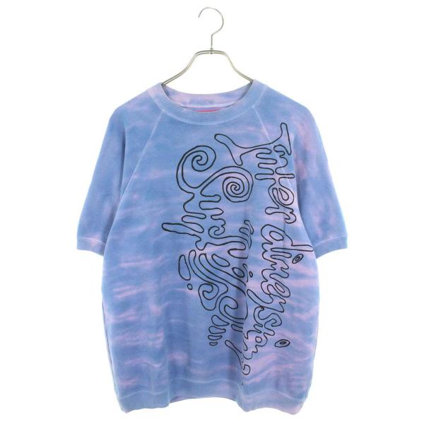 ジエルダーステイツマン サイズ:S  RN148931 タイダイ柄ラグランスウェットTシャツ 中古 BS99 The Elder Statesman（ジ エルダー ステイツマン） サイズ:S RN148931