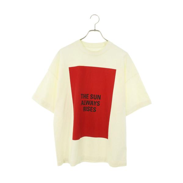 ジルサンダー サイズ:S  JSMS707043 フロントプリントTシャツ 中古 BS99 JIL SANDER（ジルサンダー） サイズ:S JSMS707043 フロントプリントT