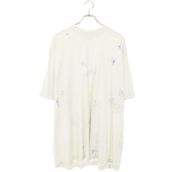 ヴェトモン サイズ:XS  25SS  UE54TR320G SCRIBBLED-T スクリブルド グラフィティTシャツ 中古 BS99 VETEMENTS ヴェトモン サイズ:XS 25SS UE54TR320G SCRIBBLED-T