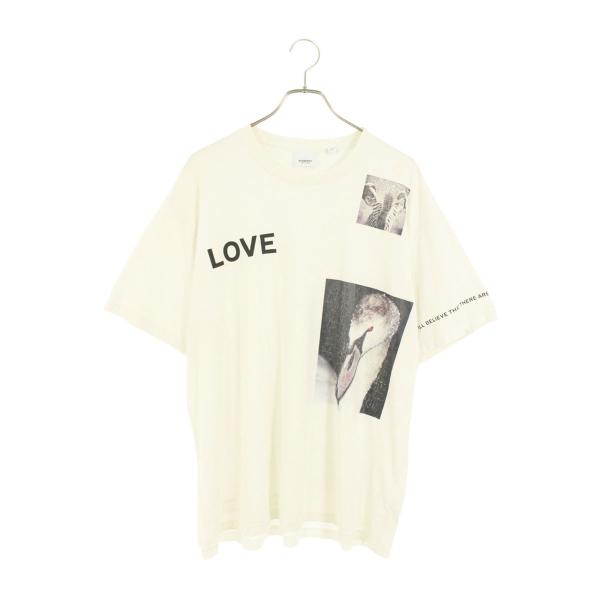 バーバリー サイズ:M  8031311 LOVEプリントTシャツ 中古 BS99 BURBERRY（バーバリー） サイズ:M 8031311 LOVEプリントTシャツ 中古