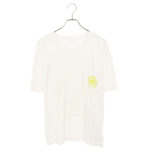 クロムハーツ サイズ:M  CH T-SHRT 1 バック英字プリントTシャツ 中古 GZ11 CHROME HEARTS（クロムハーツ） Tシャツ サイズ:XL CH T-SHRT 1 バック