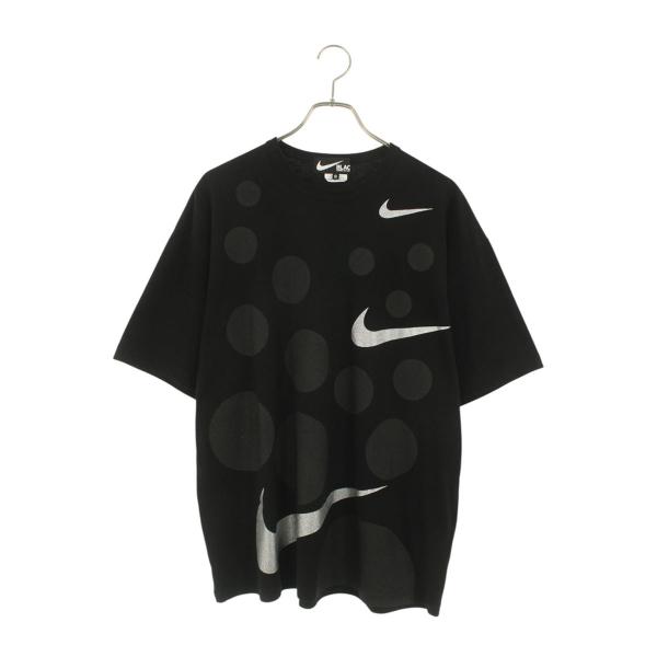 ブラックコムデギャルソン  ナイキ サイズ:S  25SS  1O-T101 AD2024ドットプリントTシャツ 中古 BS99 BLACK COMME des GARCONS ブラックコムデギャルソン ナイキ サイズ:S