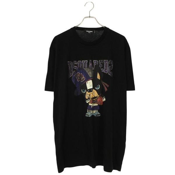 ディースクエアード サイズ:XXXL  S74GD1262 フロントプリントTシャツ 中古 BS99 DSQUARED2（ディースクエアード） サイズ:XXXL S74GD1262 フロント