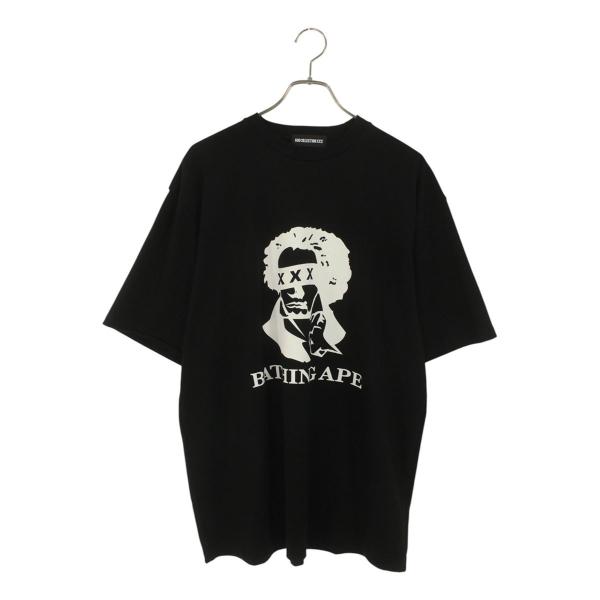 ゴッドセレクショントリプルエックス  アベイシングエイプ サイズ:XL コラボプリントTシャツ 中古 BS99 GOD SELECTION XXX ゴッドセレクショントリプルエックス アベイシング